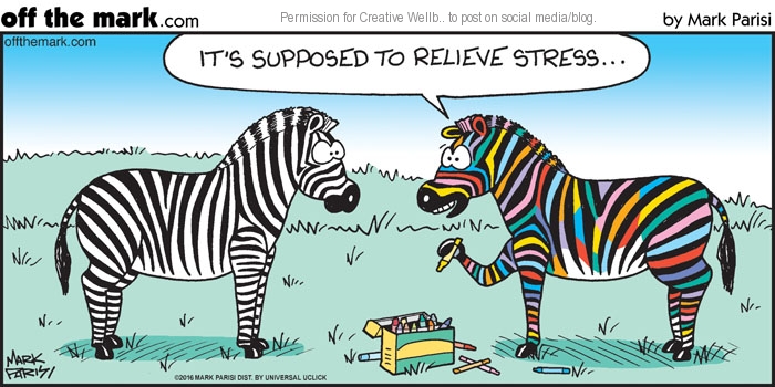 It's Supposed to Relieve Stress Cartoon