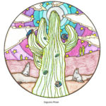 Sienna-Saguaro Moon Coloring Sheet